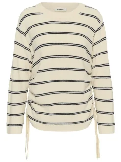 Soaked in Luxury Damen Strickpullover SLSanja in vanille
