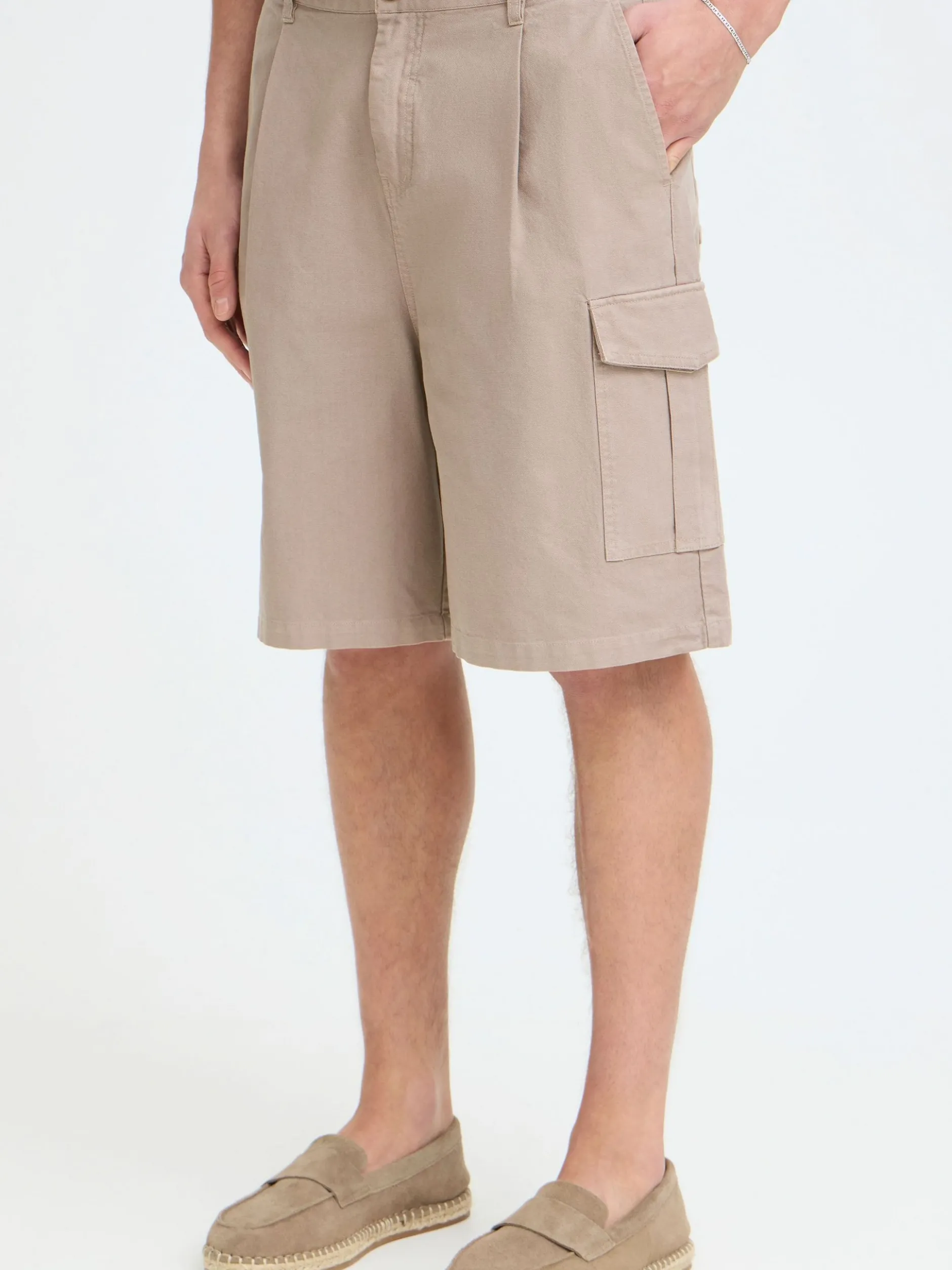 Solid Herren Bermudas - SDEthan in beige