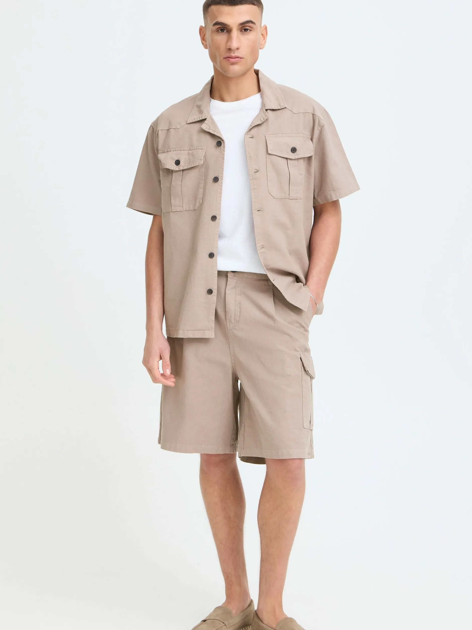 Solid Herren Bermudas - SDEthan in beige