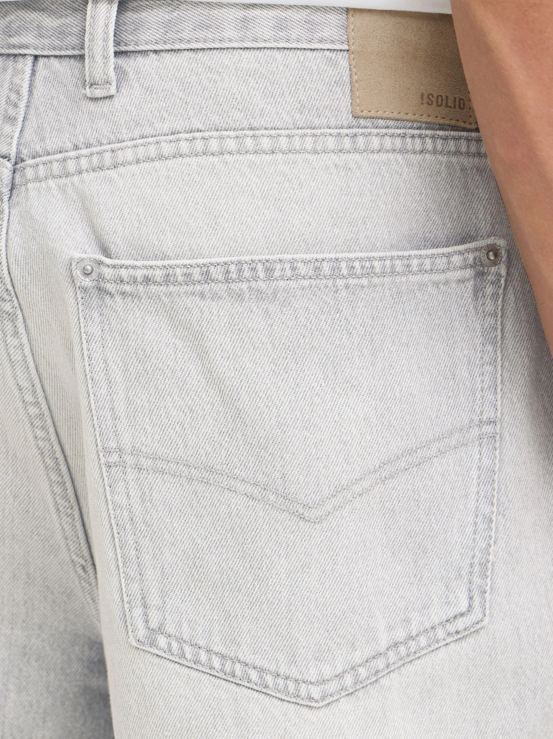 Solid Herren Bermudas - SDTommy Talib in hellgrau