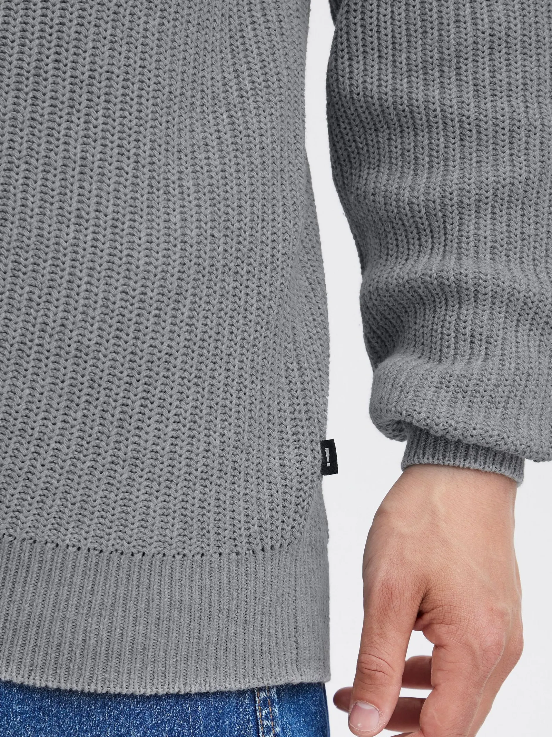 Solid Herren Cardigan - SDGore in grau