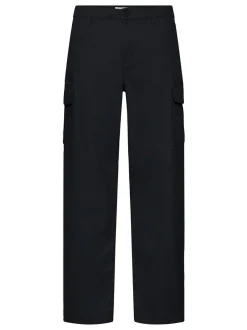 Solid Herren Cargohose - SDMohan Stretch in schwarz