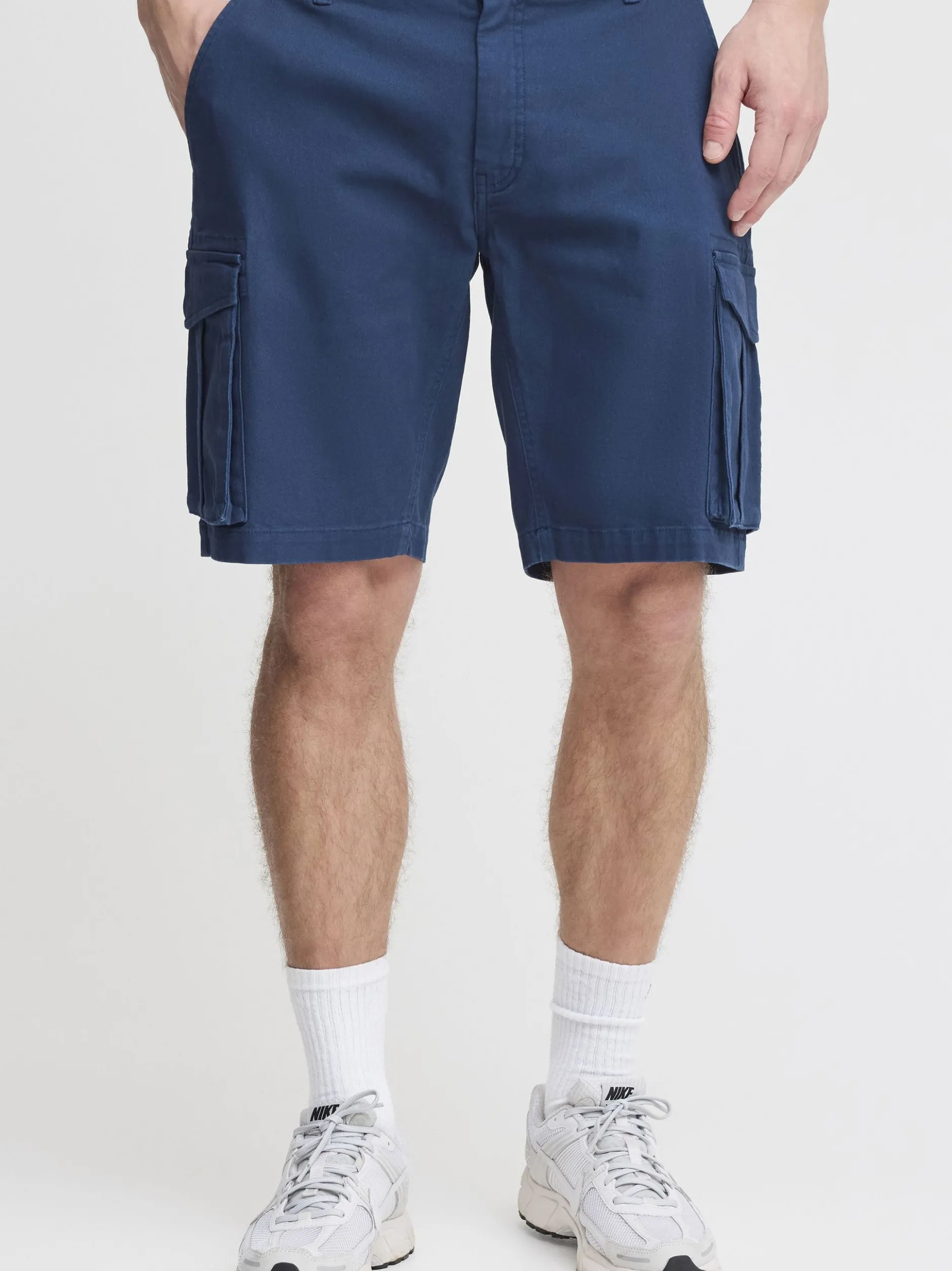 Solid Herren Cargoshorts - SDKarim in blau