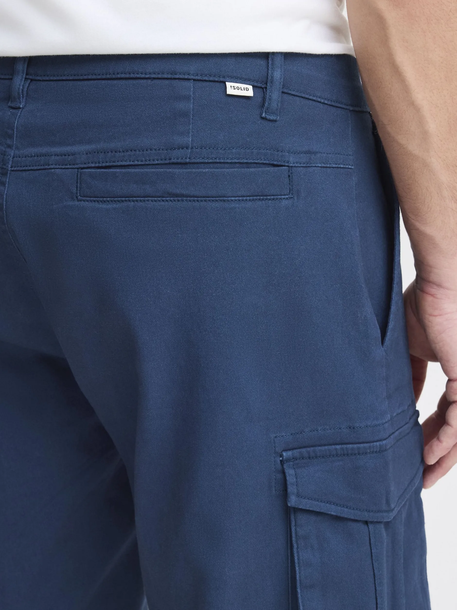 Solid Herren Cargoshorts - SDKarim in blau