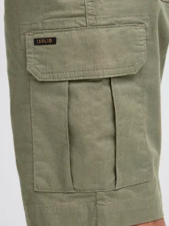 Solid Herren Cargoshorts - SDKalles in oliv