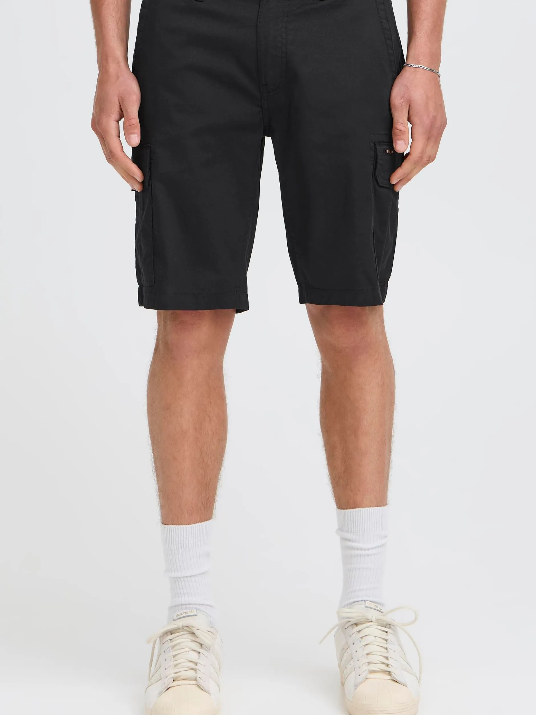 Solid Herren Cargoshorts - SDKallant in schwarz