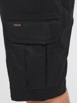 Solid Herren Cargoshorts - SDKallant in schwarz