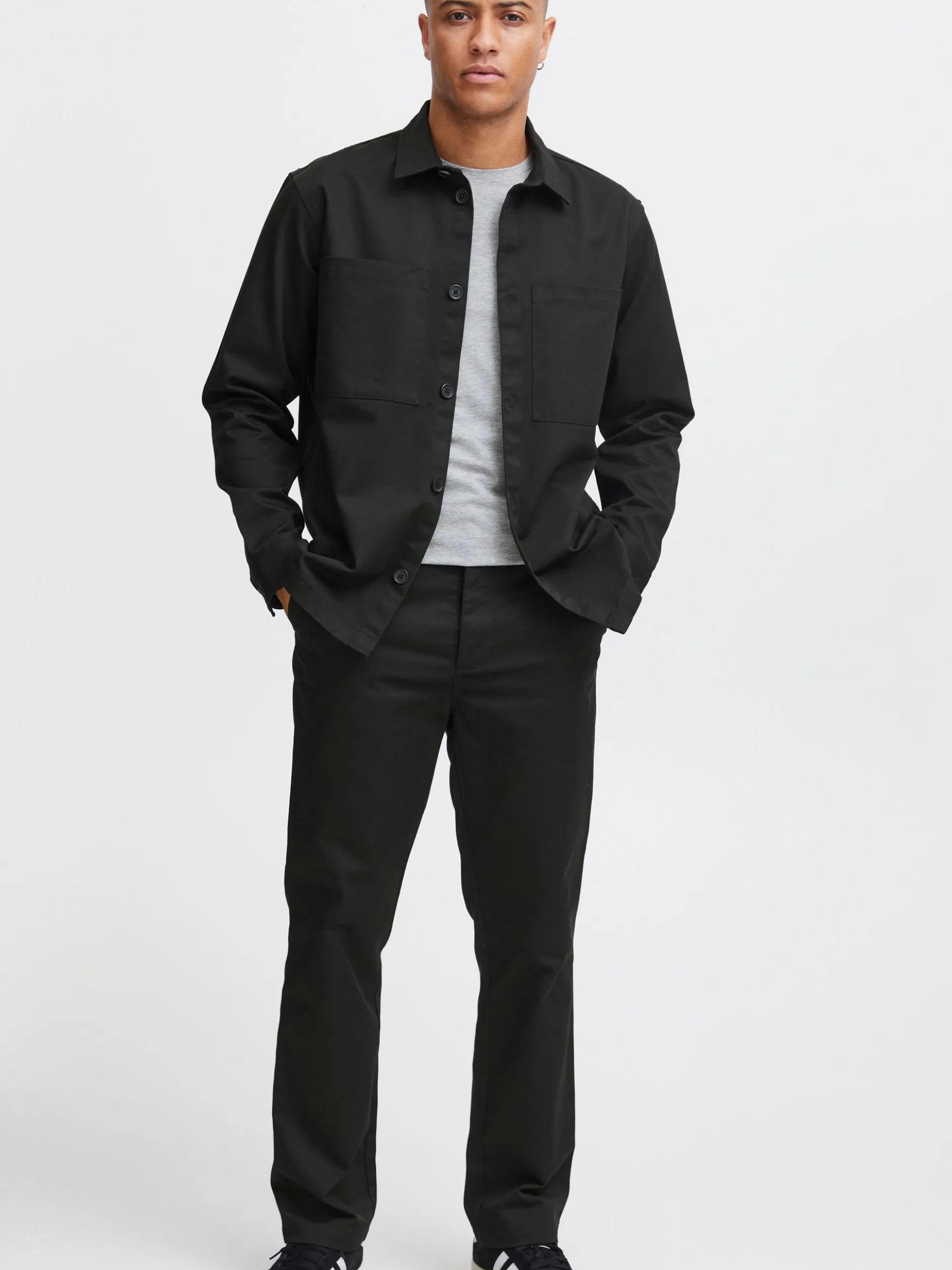 Solid Herren Chinohose - SDEnrico in schwarz