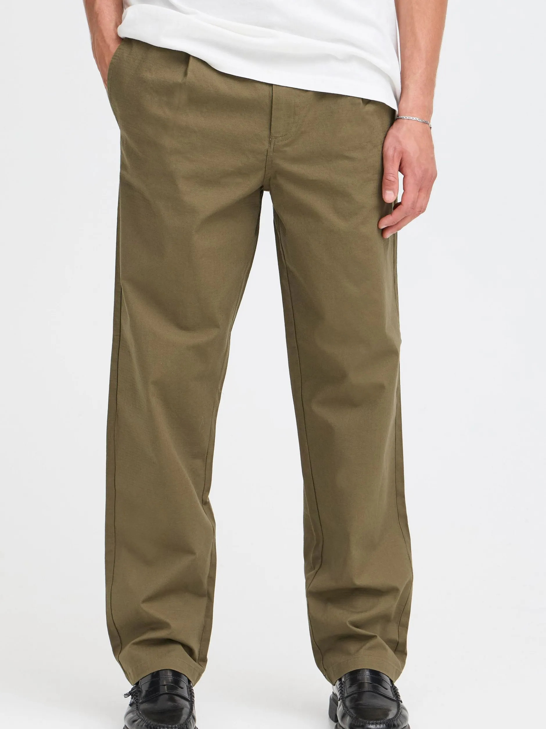 Solid Herren Chinohose - SDLiam in grün