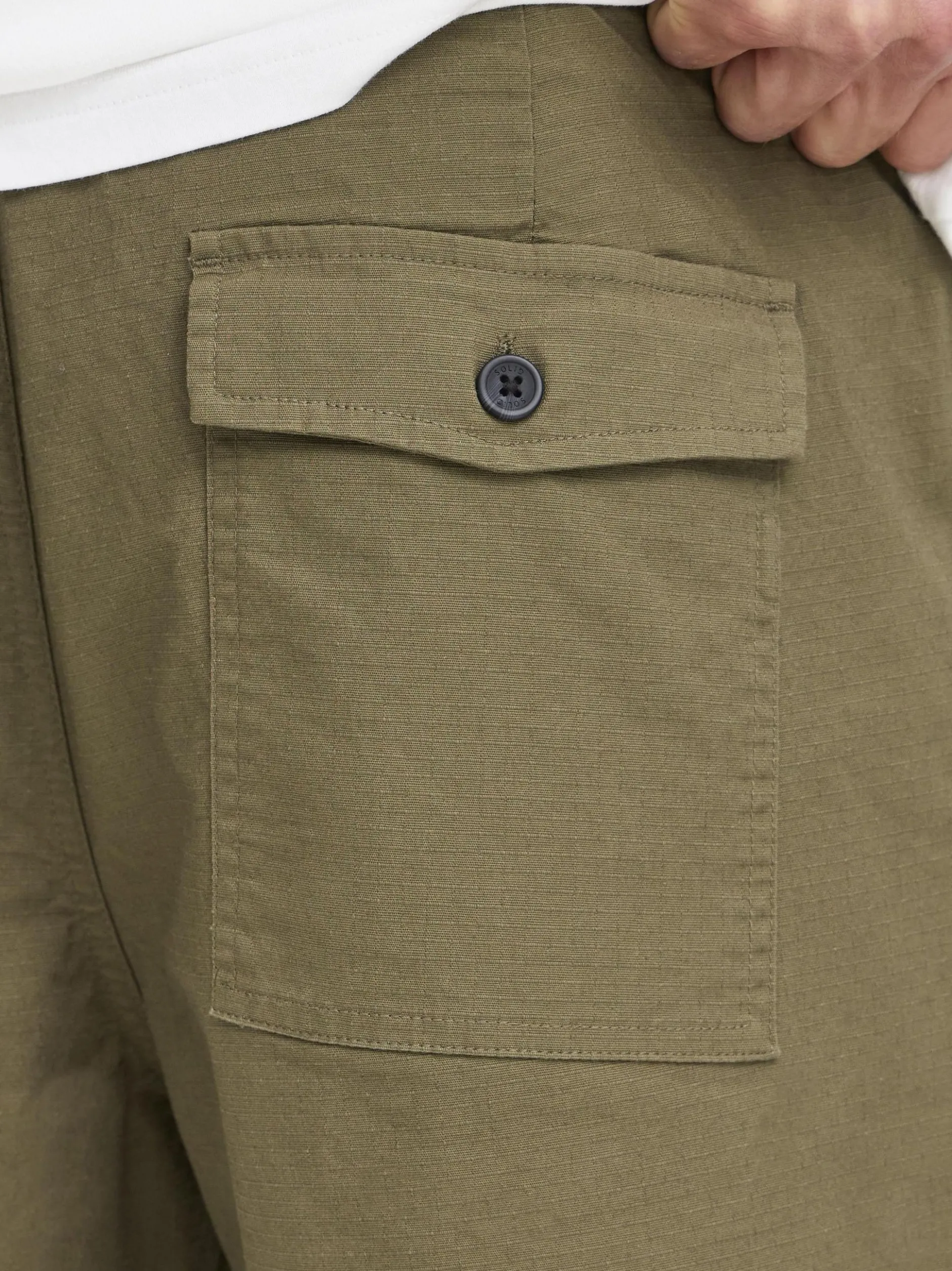 Solid Herren Chinohose - SDLiam in grün