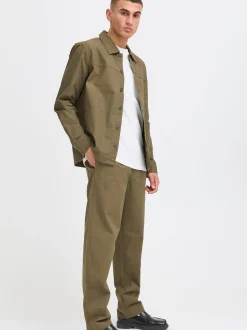 Solid Herren Chinohose - SDLiam in grün