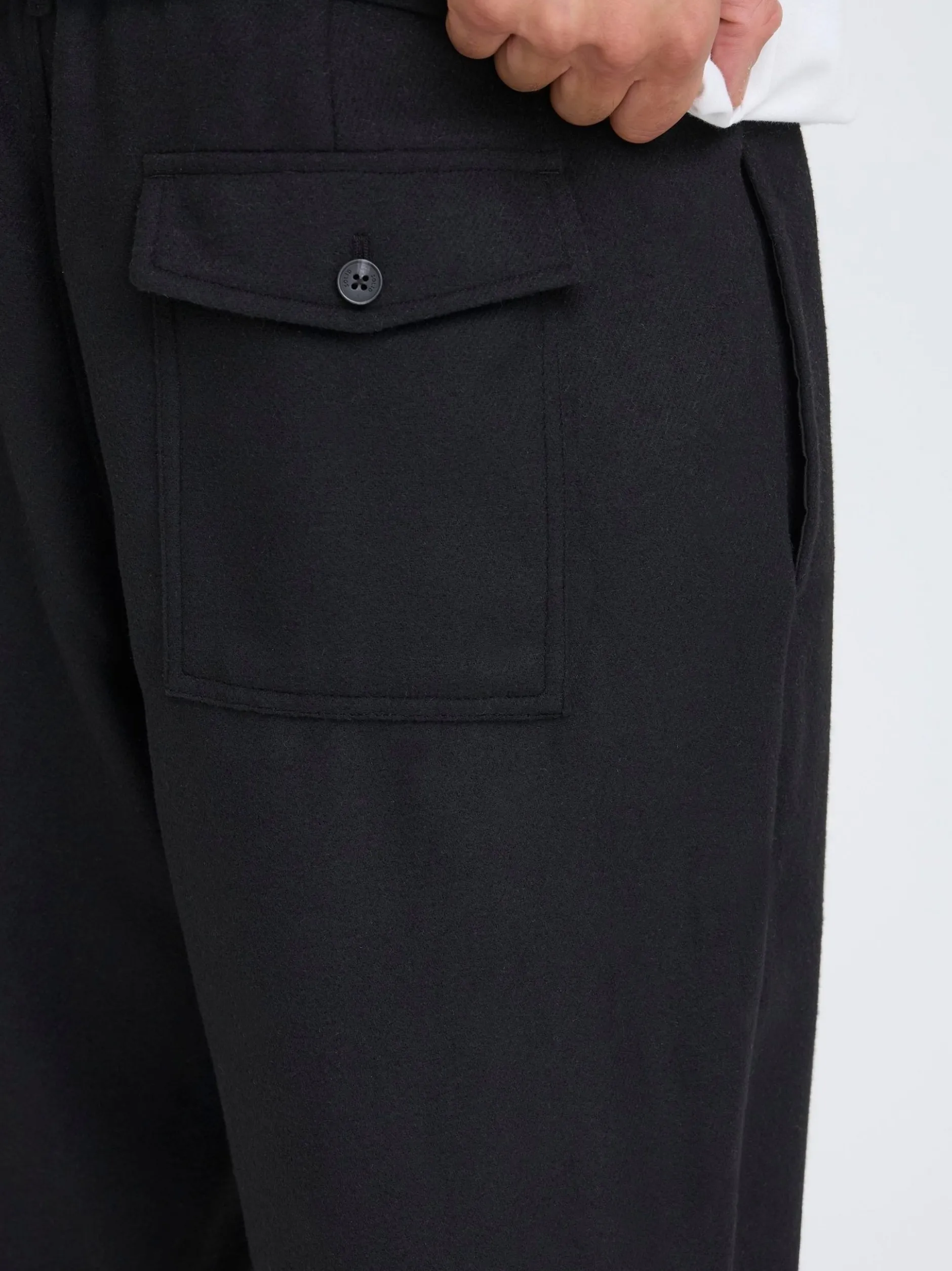 Solid Herren Chinohose - SDLiam in schwarz