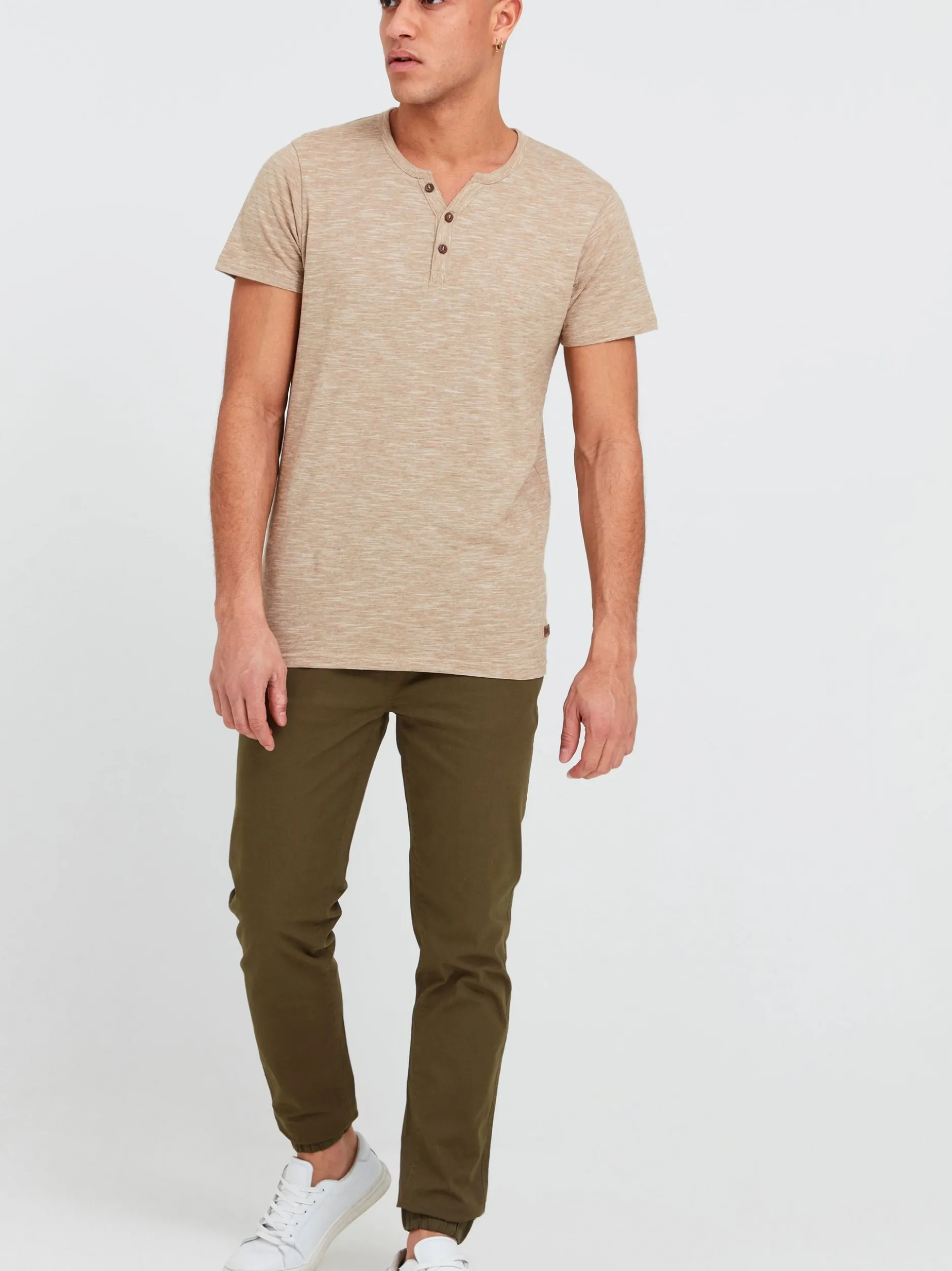 Solid Herren Chinohose - SDThereon in grün