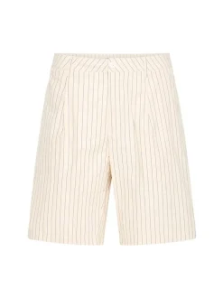 Solid Herren Chinoshorts - SDAlann Striped in beige