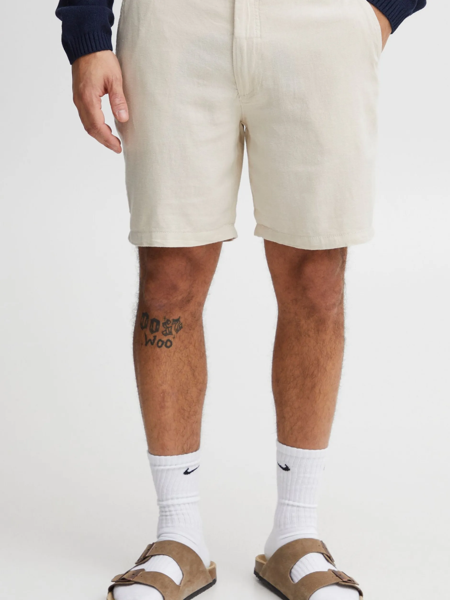 Solid Herren Chinoshorts - SDAurelius in beige