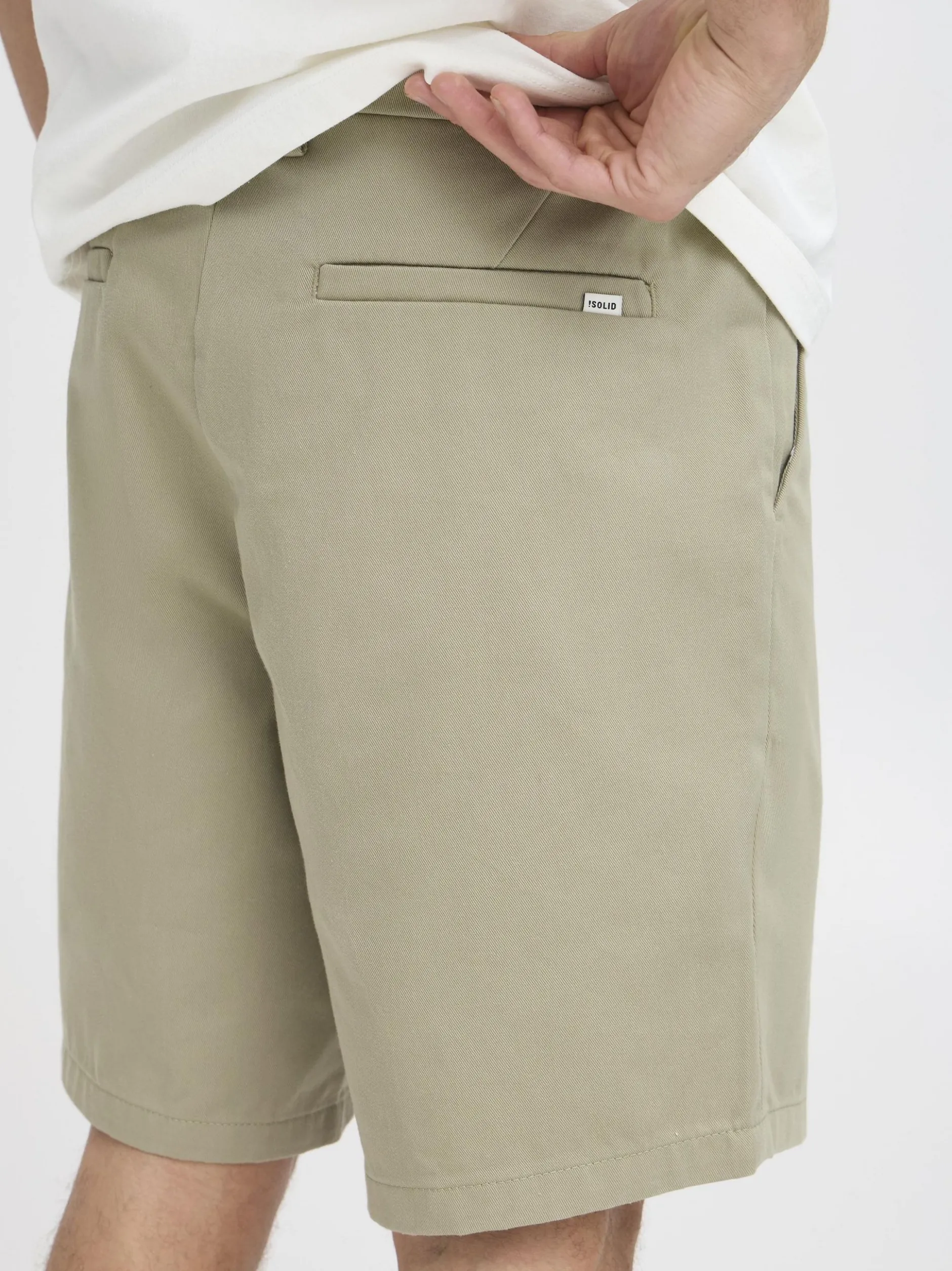 Solid Herren Chinoshorts - SDEldric in khaki