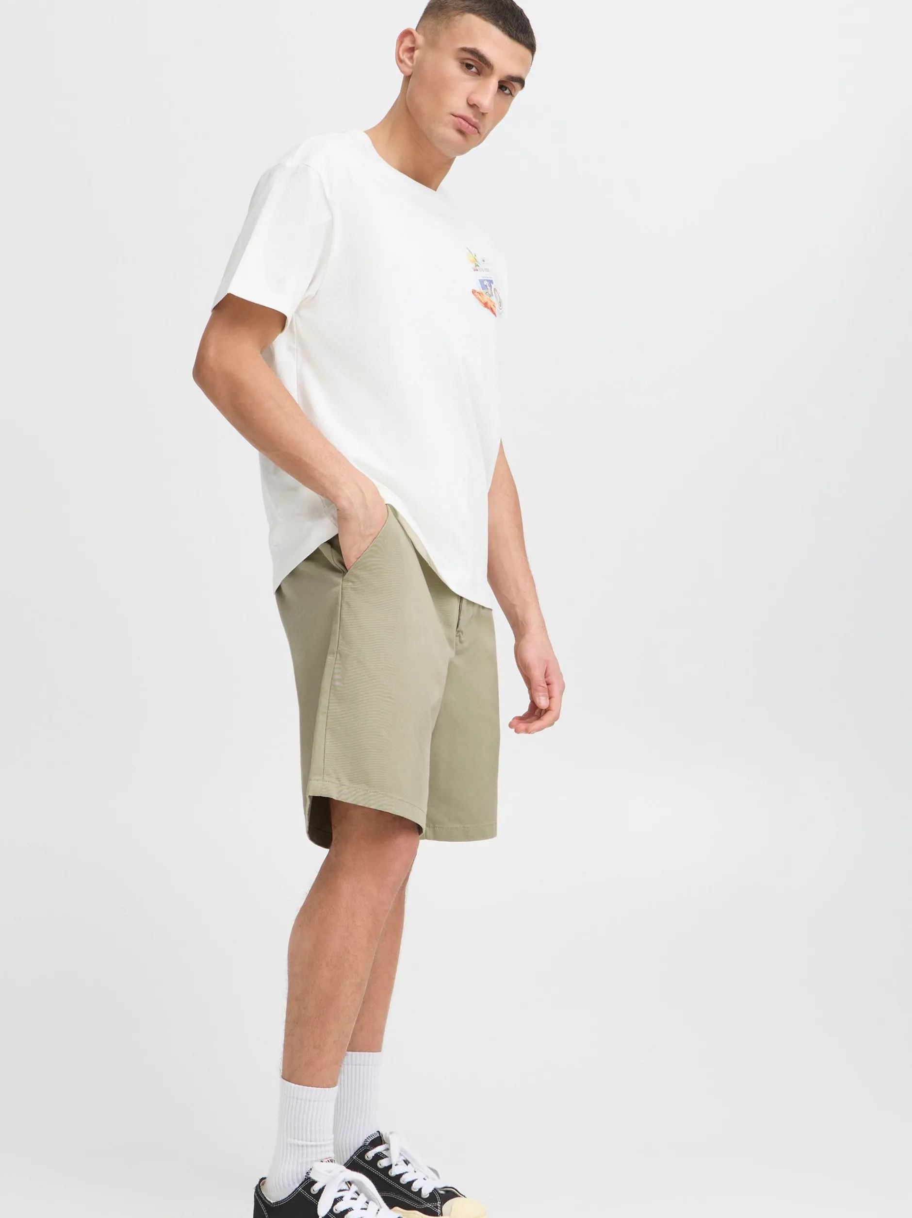 Solid Herren Chinoshorts - SDEldric in khaki
