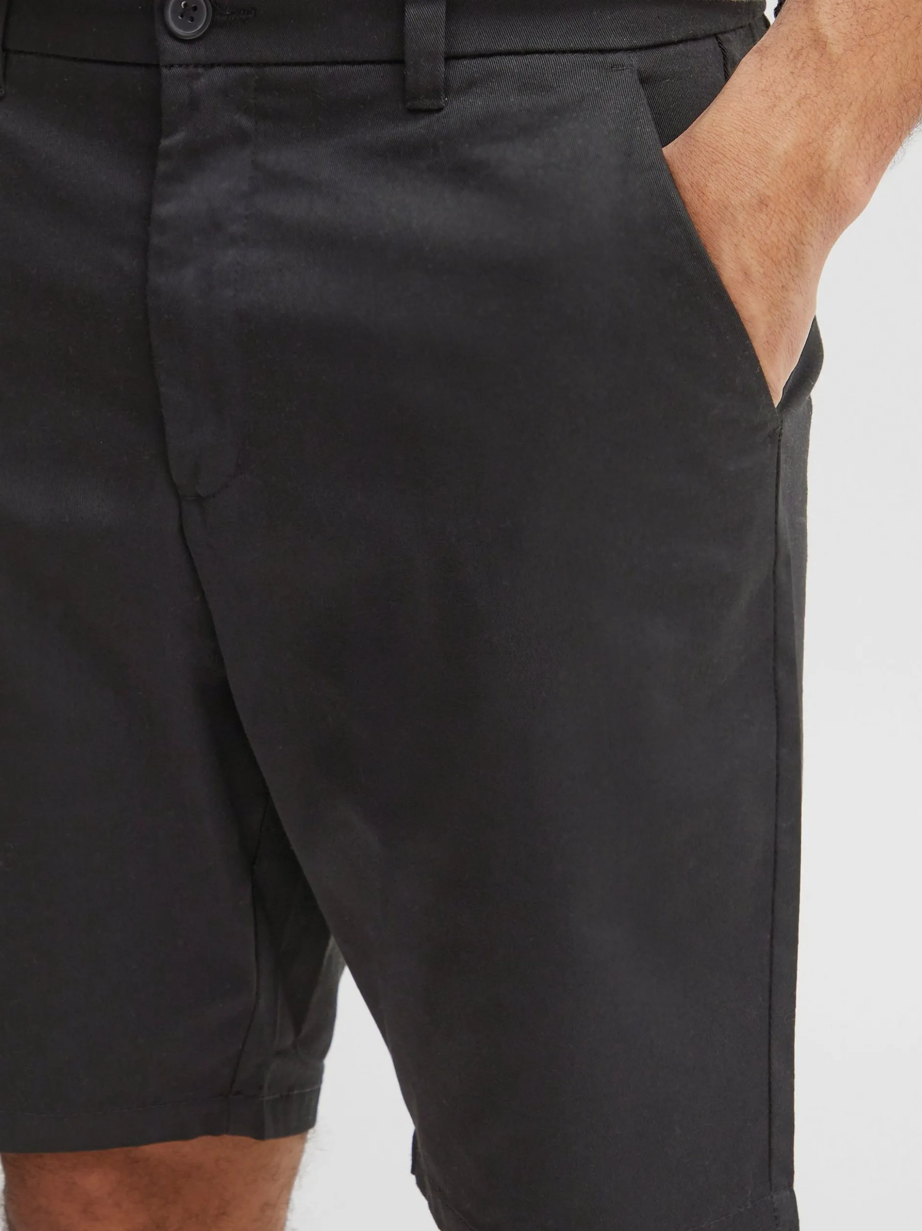 Solid Herren Chinoshorts - SDEldric in schwarz