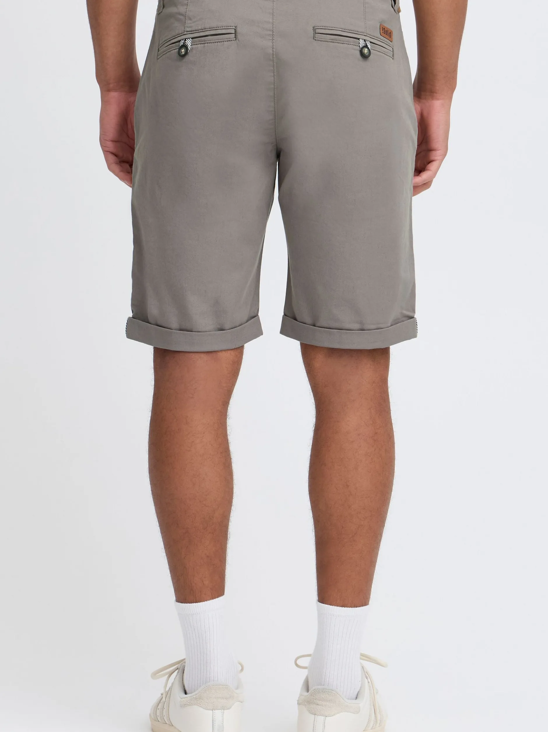 Solid Herren Chinoshorts - SDMonty in grau
