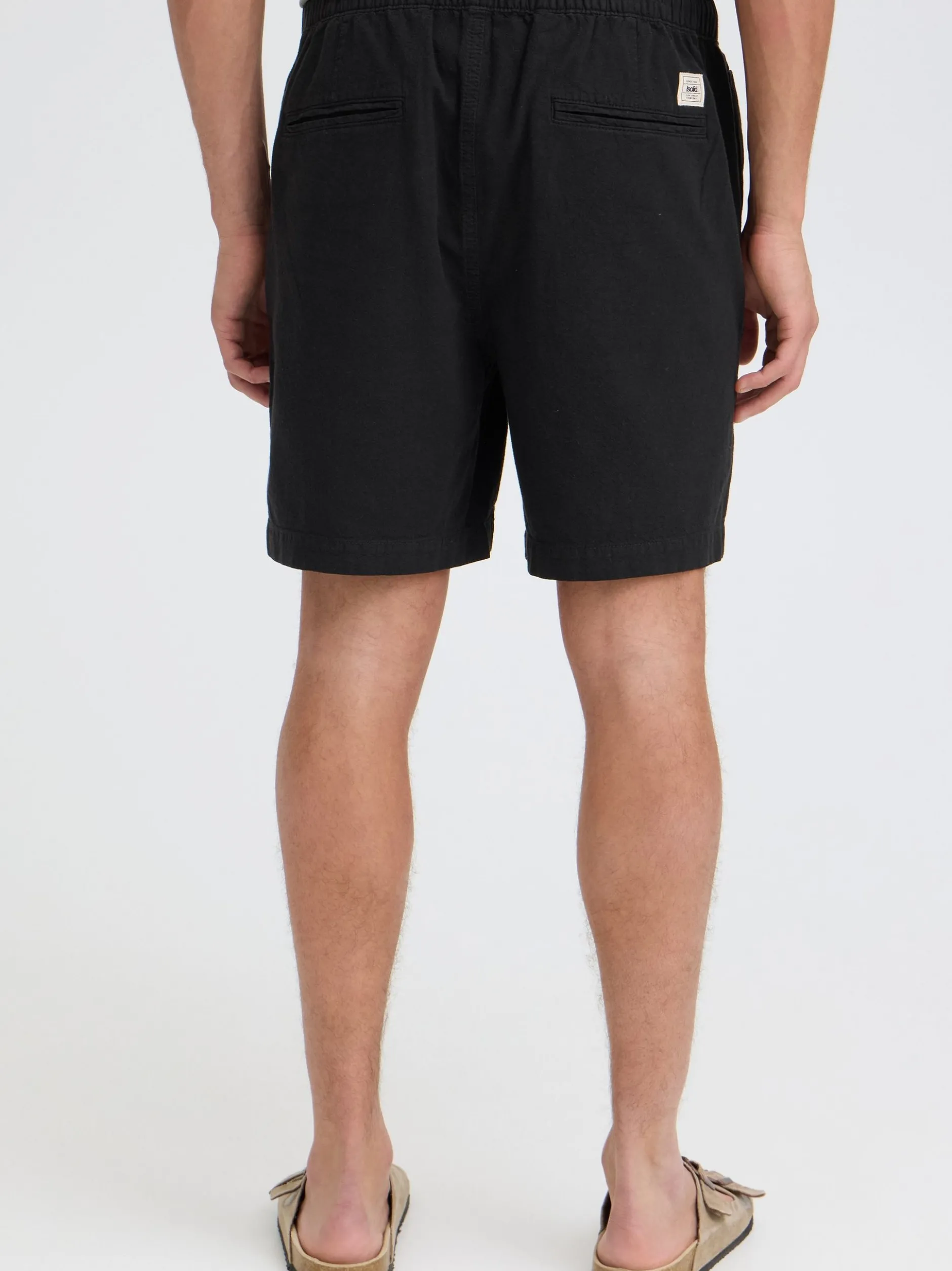 Solid Herren Chinoshorts - SDNeel in schwarz