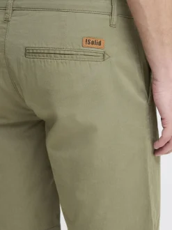 Solid Herren Chinoshorts - SDThement in oliv