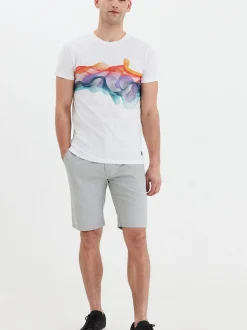 Solid Herren Chinoshorts - SDTitian in grau