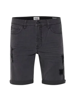 Solid Herren Jeansshorts - SDNoyton in grau