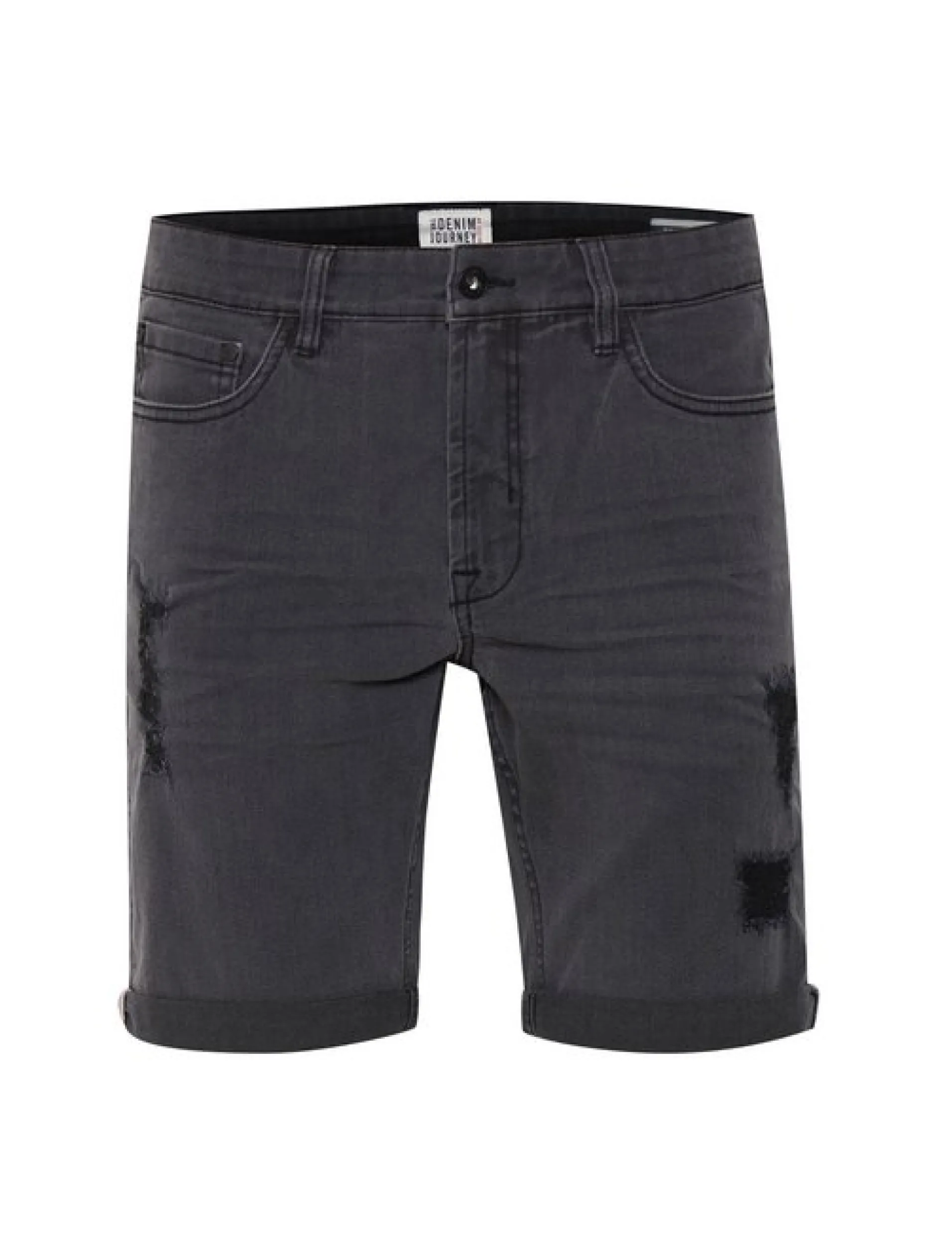 Solid Herren Jeansshorts - SDNoyton in grau