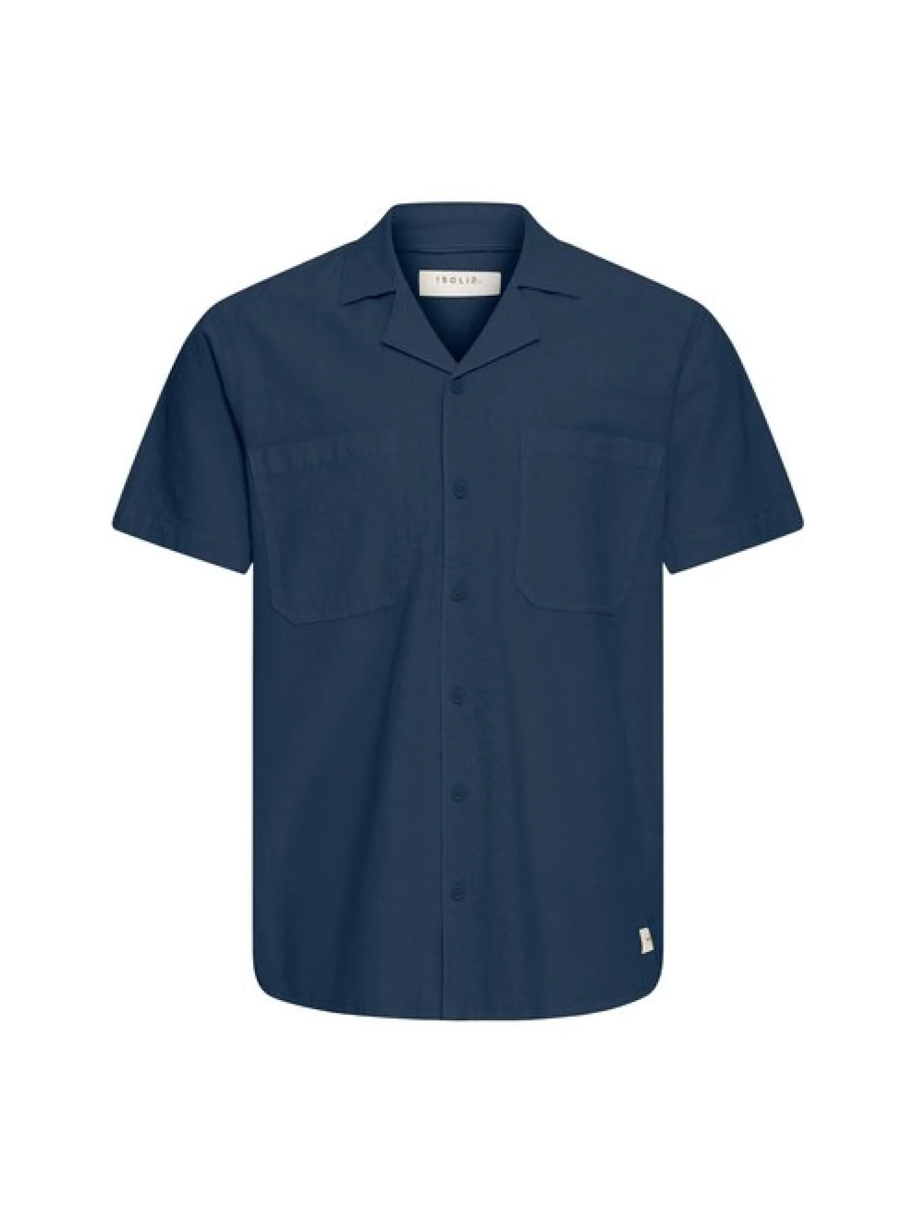 Solid Herren Kurzarmhemd - SDNeel in blau