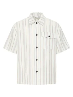 Solid Herren Kurzarmhemd - SDUmber in beige