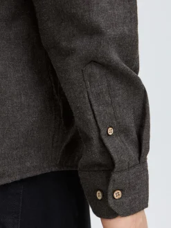 Solid Herren Langarmhemd - SDPepe in schwarz
