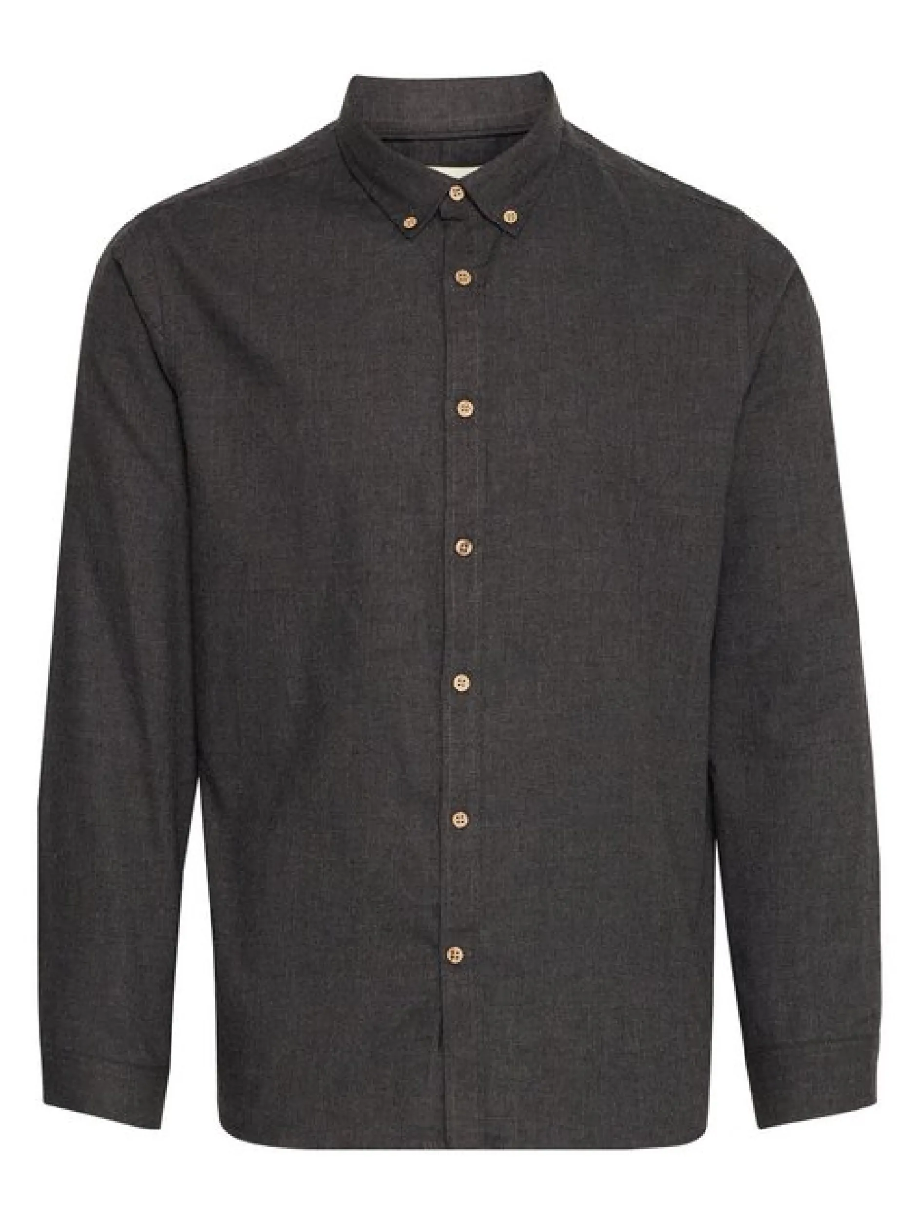 Solid Herren Langarmhemd - SDPepe in schwarz