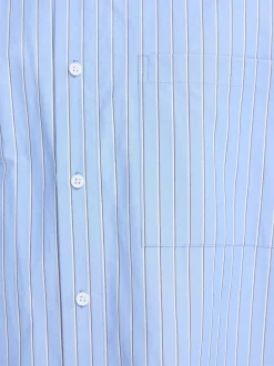 Solid Herren Langarmhemd - SDTucker in blau