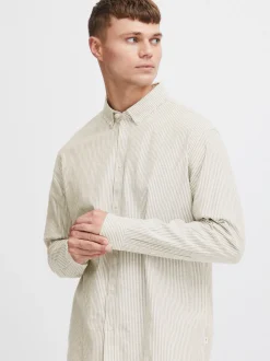 Solid Herren Langarmshirt - SDVal in beige