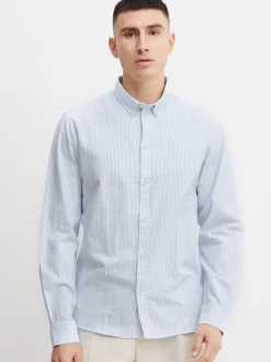 Solid Herren Langarmshirt - SDVal in hellblau