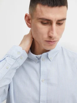 Solid Herren Langarmshirt - SDVal in hellblau