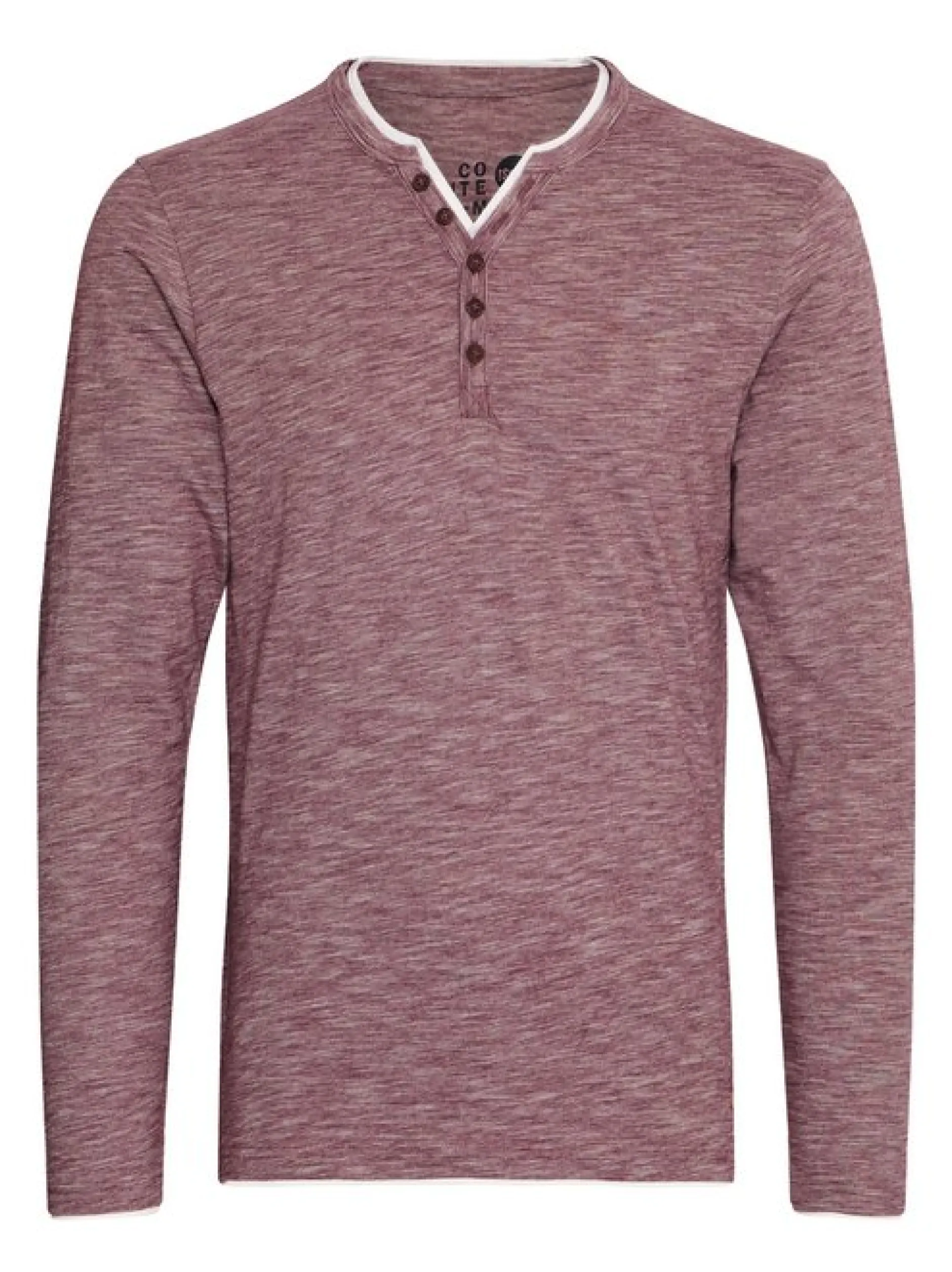 Solid Herren Langarmshirt - SDBelagos in rot