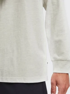 Solid Herren Langarmshirt - SDHammou in grau