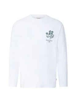 Solid Herren Langarmshirt - SDFulton ONeck in weiß
