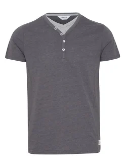 Solid Herren Layershirt - SDDorian in grau
