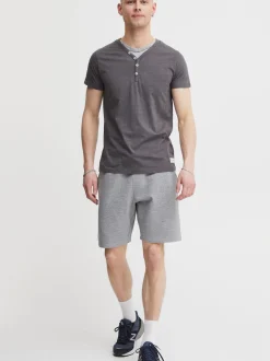 Solid Herren Layershirt - SDDorian in grau
