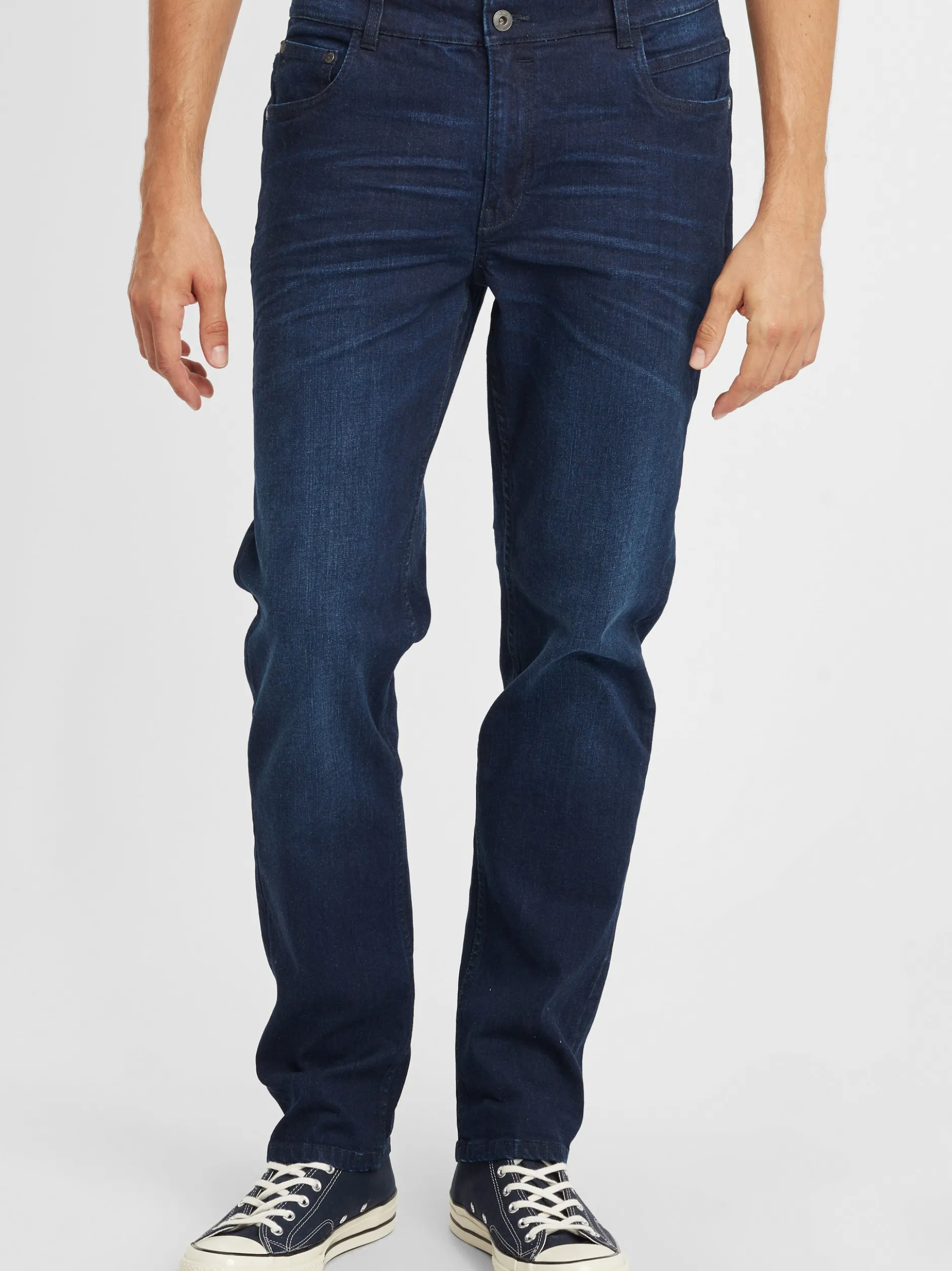 Solid Herren 5-Pocket-Jeans - SDFynn in dark stone