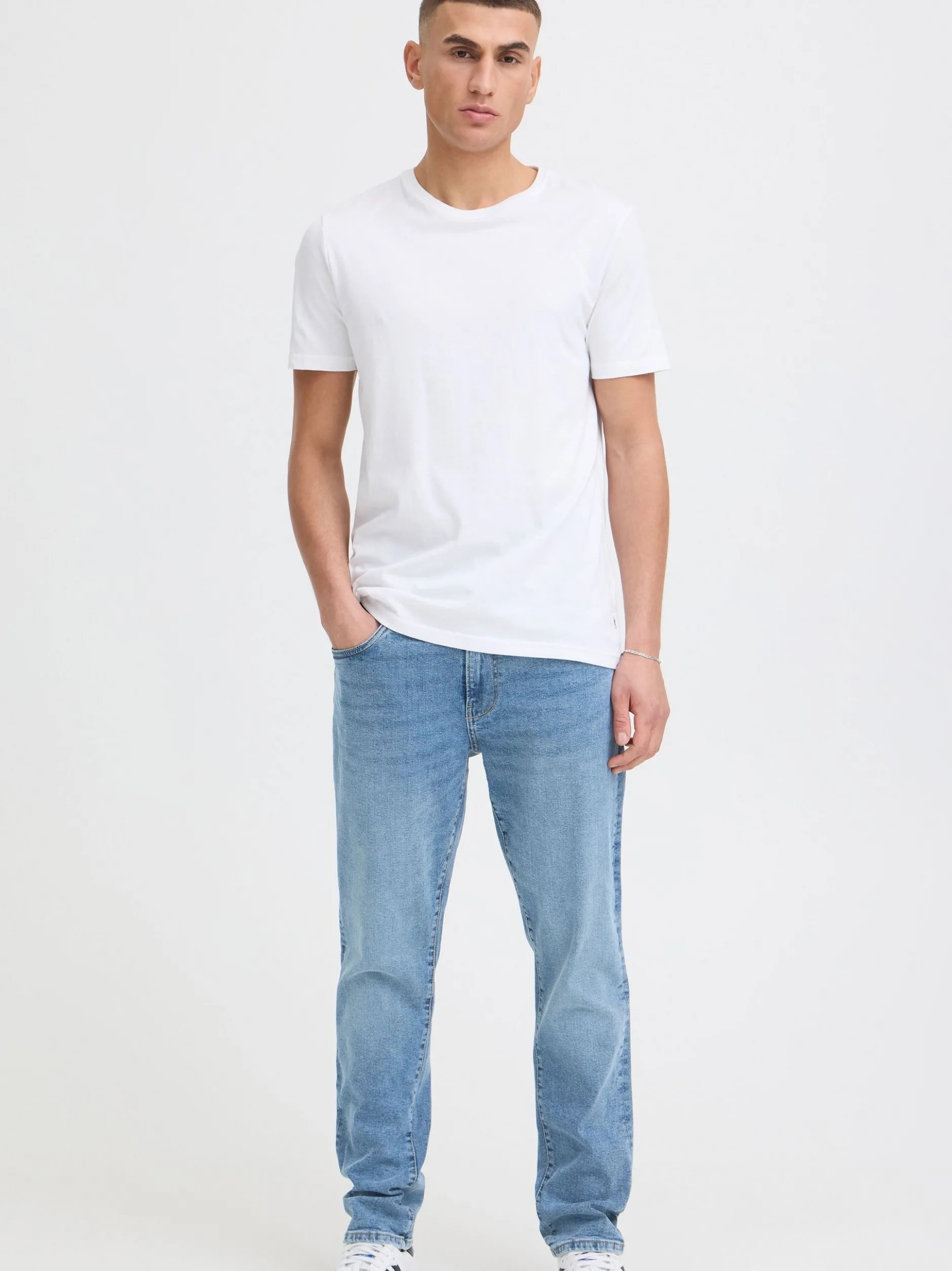 Solid Herren 5-Pocket-Jeans - SDRyder in hellblau