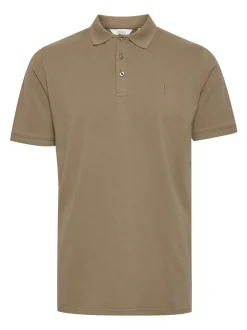 Solid Herren Poloshirt - SDAthen in braun