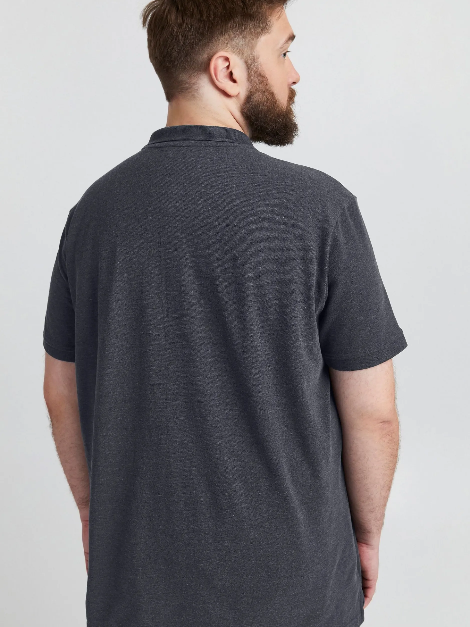 Solid Herren Poloshirt - SDBanjo Big & Tall in blau