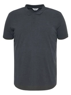Solid Herren Poloshirt - SDBanjo Big & Tall in blau