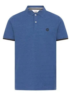 Solid Herren Poloshirt - SDBenjaminPolo in blau