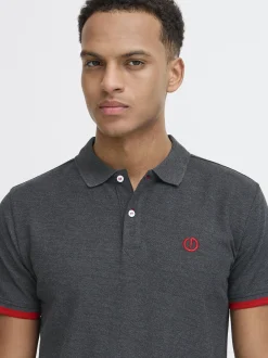 Solid Herren Poloshirt - SDBenjaminPolo in blau