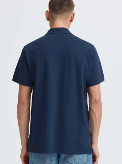 Solid Herren Poloshirt - SDBetova in blau