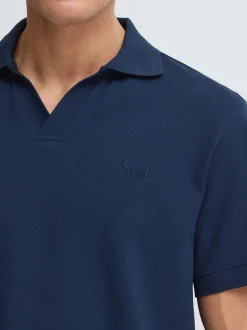Solid Herren Poloshirt - SDBetova in blau